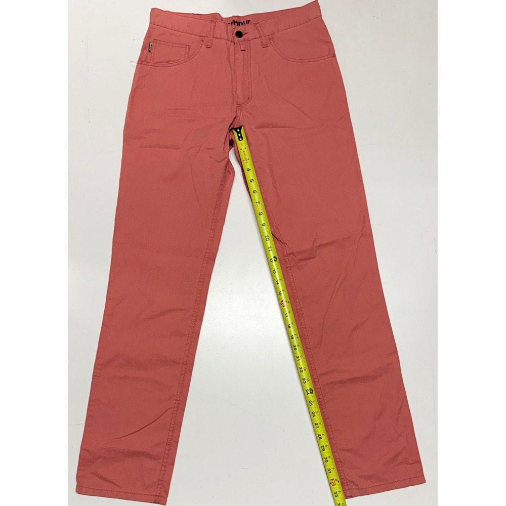 Barbour Newport‎ Mens Salmon Pink 5 Pocket Cotton Trousers Pants Size 32x33 New